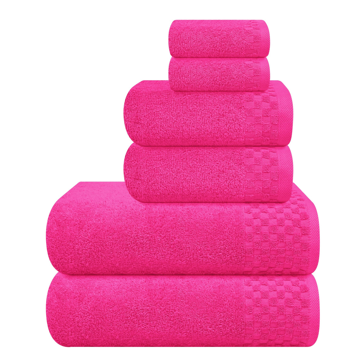 MyOwn Premium Cotton Towel Set bath towels 28x55 inches are plush and highly absorbent.