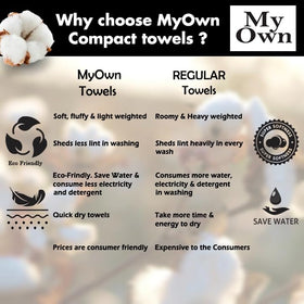 MyOwn Premium Cotton Towel Set eco-friendly materials emphasize sustainable daily use.