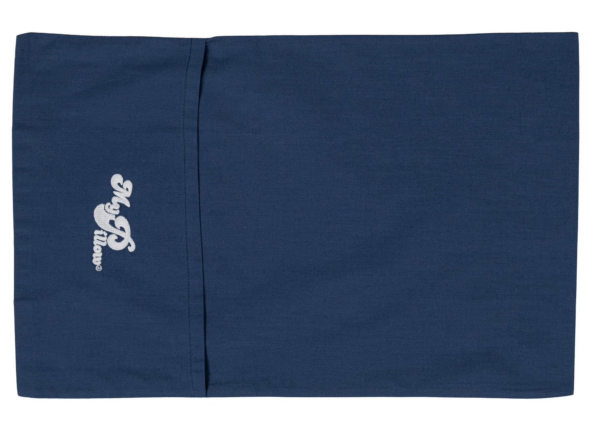 MyPillow built-in pillowcase keeps the pillow tidy and packable.