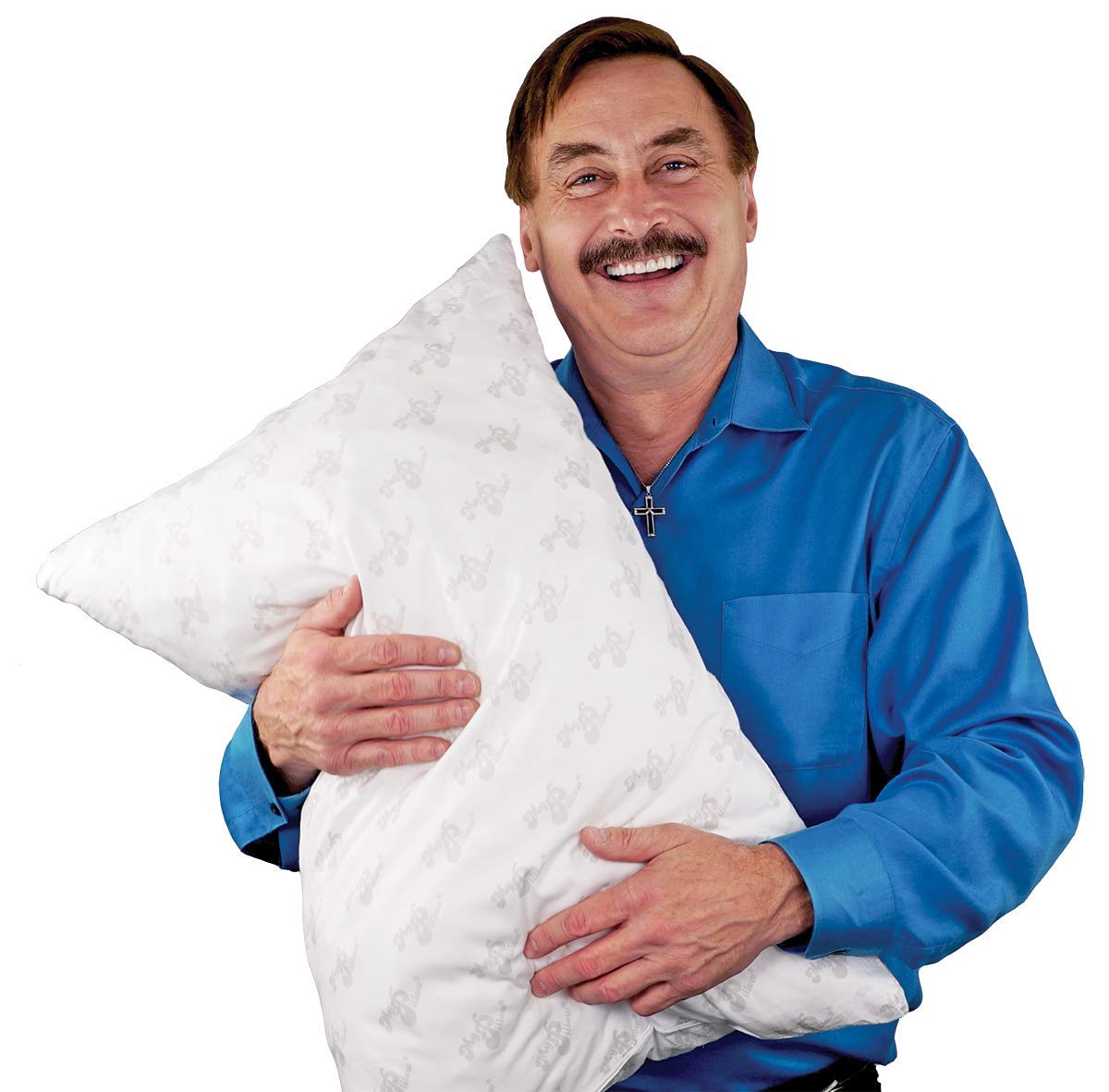 MyPillow Classic Pillow breathable cotton cover promotes cool nights.