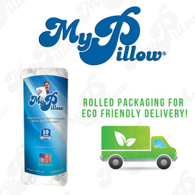 MyPillow Classic Pillow loft adjustment demonstrates customizable height.