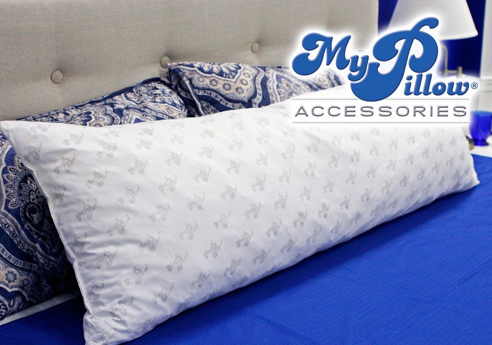 MyPillow interlocking-fill close-up demonstrates adaptive support