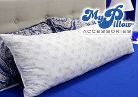 MyPillow interlocking-fill close-up demonstrates adaptive support