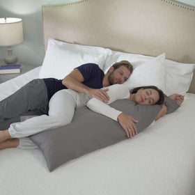 MyPillow full body pillow is machine washable for easy cleaning
