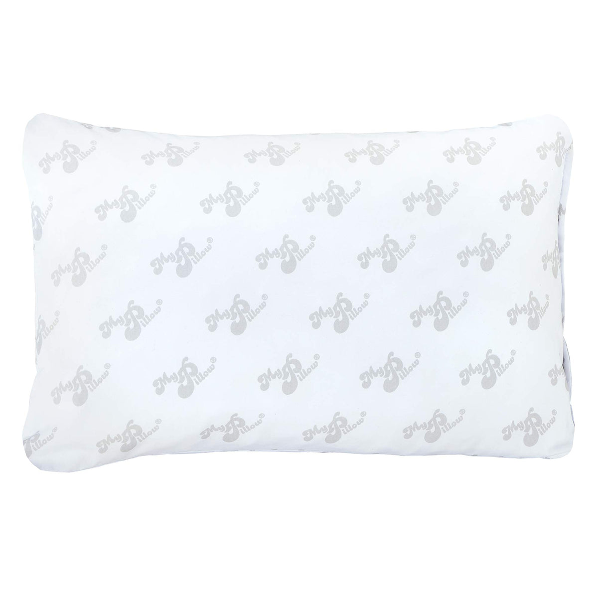 MyPillow Go Anywhere pillow on a couch for added comfort and lumbar support