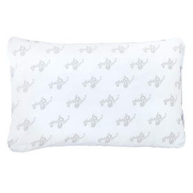 MyPillow Go Anywhere pillow on a couch for added comfort and lumbar support
