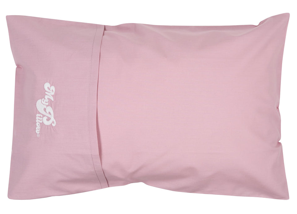 MyPillow multi-use travel pillow with compact roll fits in luggage for easy travel.