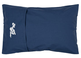 MyPillow travel pillow with built-in case for portable comfort.