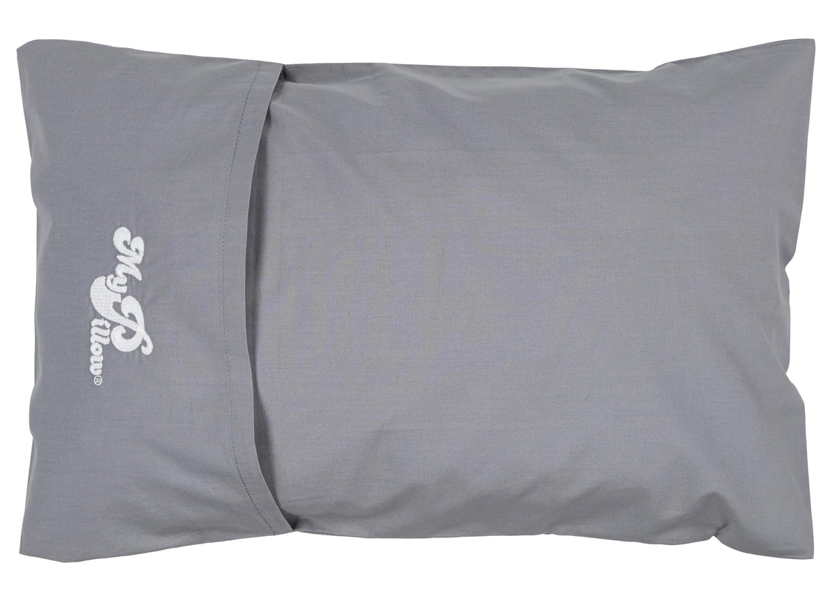 MyPillow travel pillow fold with built in case for easy packing