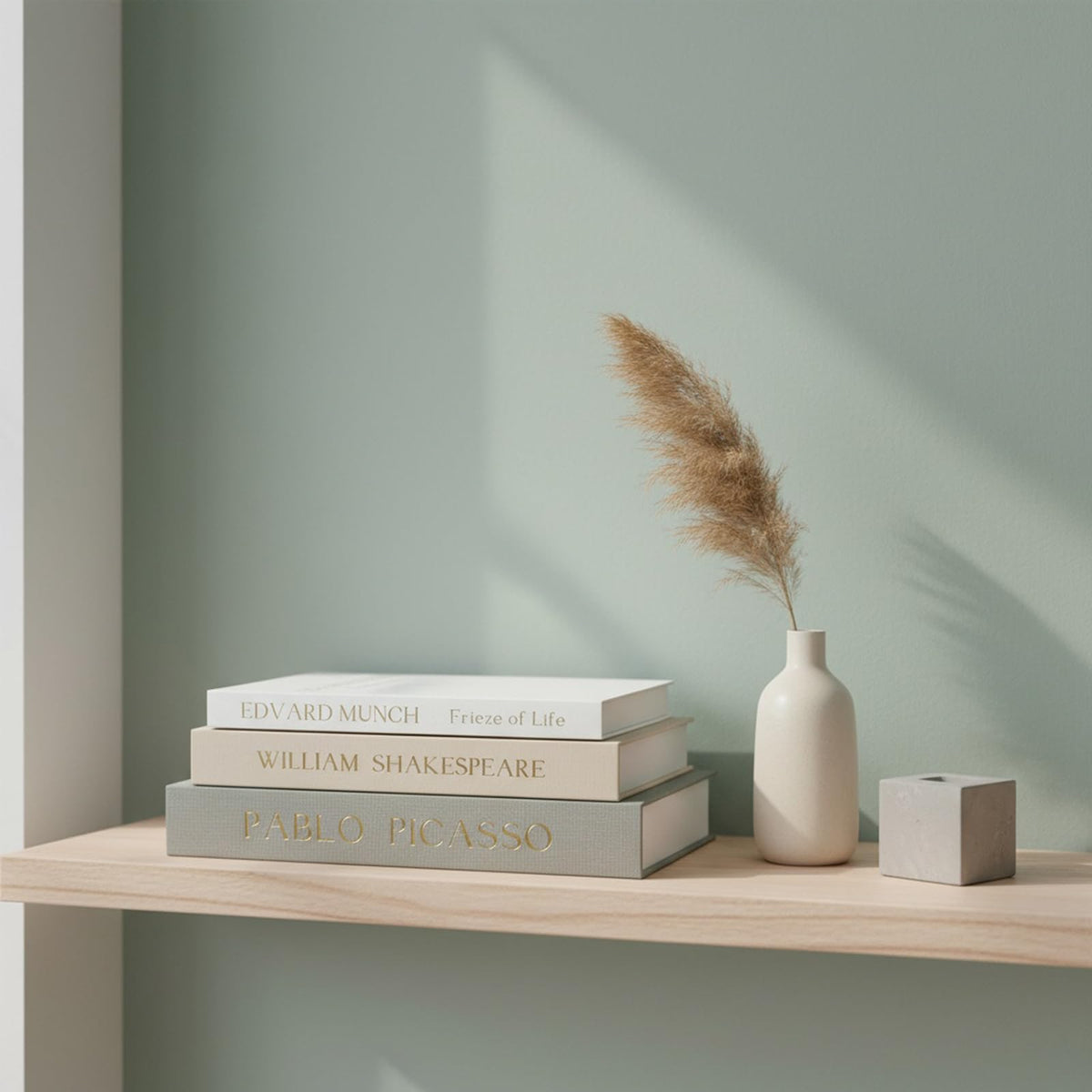 Myrthyn decorative books size 6-3w 9-06h 0-87d blends minimalist decor