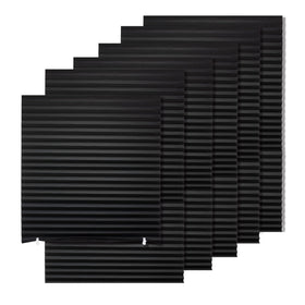 MYshade 6-pack blackout shades laid out for full window coverage and privacy