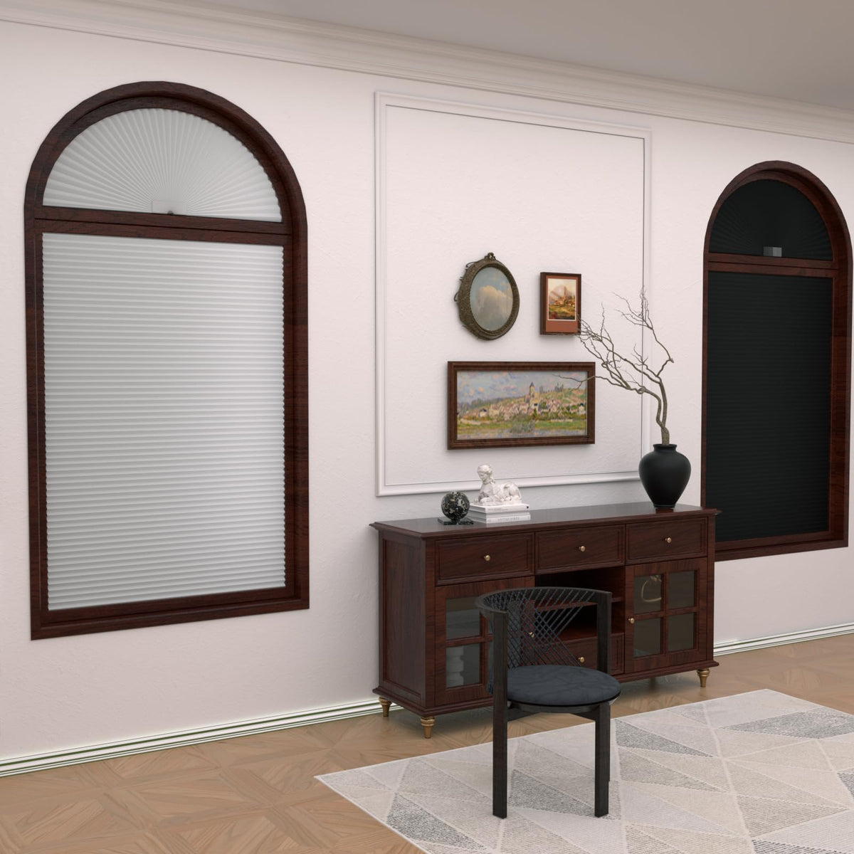 MYshade aluminium foil layer boosts blackout performance.