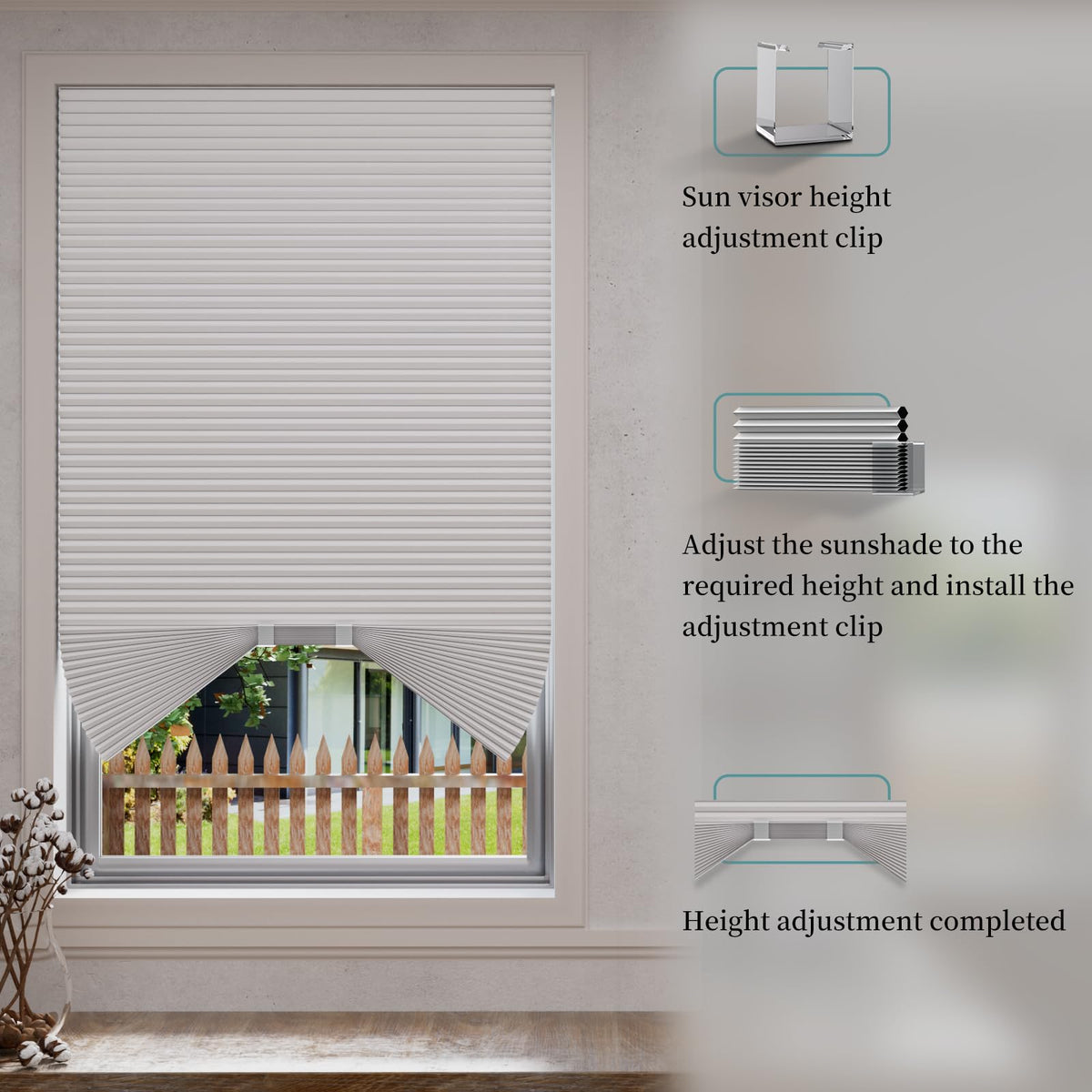 MYshade arch half-circle shade trim-fit for irregular arches