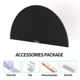 MYshade cordless arch shade with no drill install for simple setup.