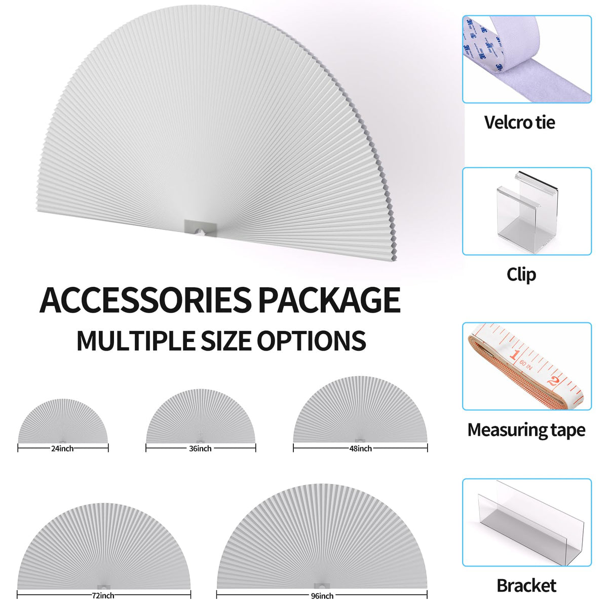 MYshade arch shade clip-fix system stabilizes fabric and opening