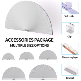 MYshade arch shade clip-fix system stabilizes fabric and opening