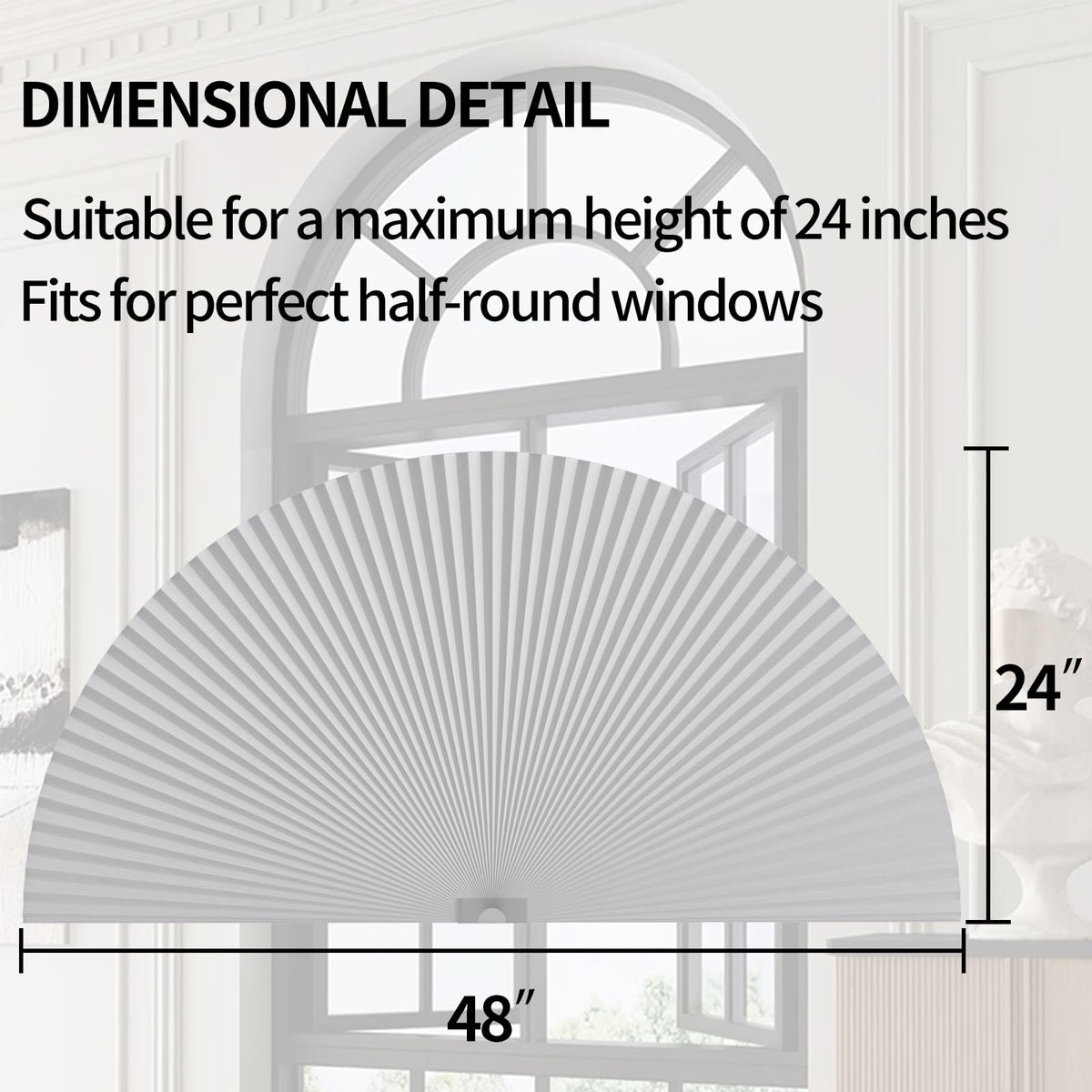 MYshade cordless arch shade enables tool-free easy opening and closing