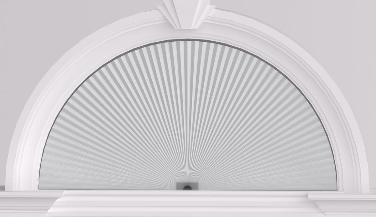 MYshade arch window shade half-circle blackout cordless for privacy and room darkening