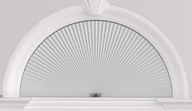 MYshade arch window shade half-circle blackout cordless for privacy and room darkening