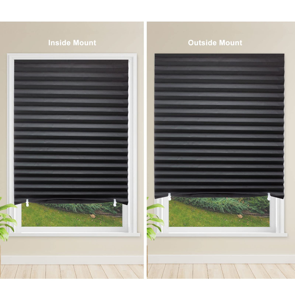 Packaging displays six shades and simple cut-to-fit guide