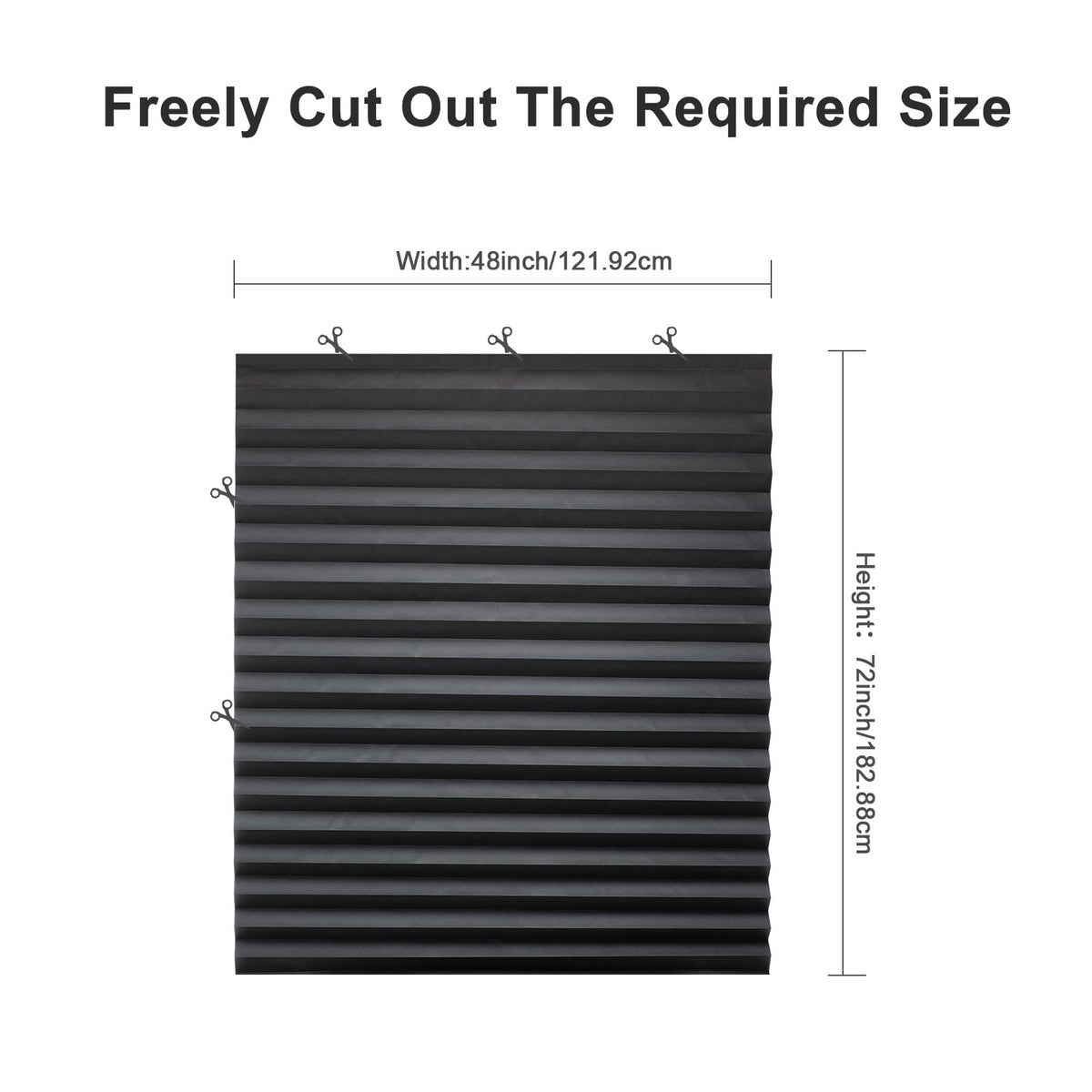 MYshade shapes rectangle sector circle for custom fit