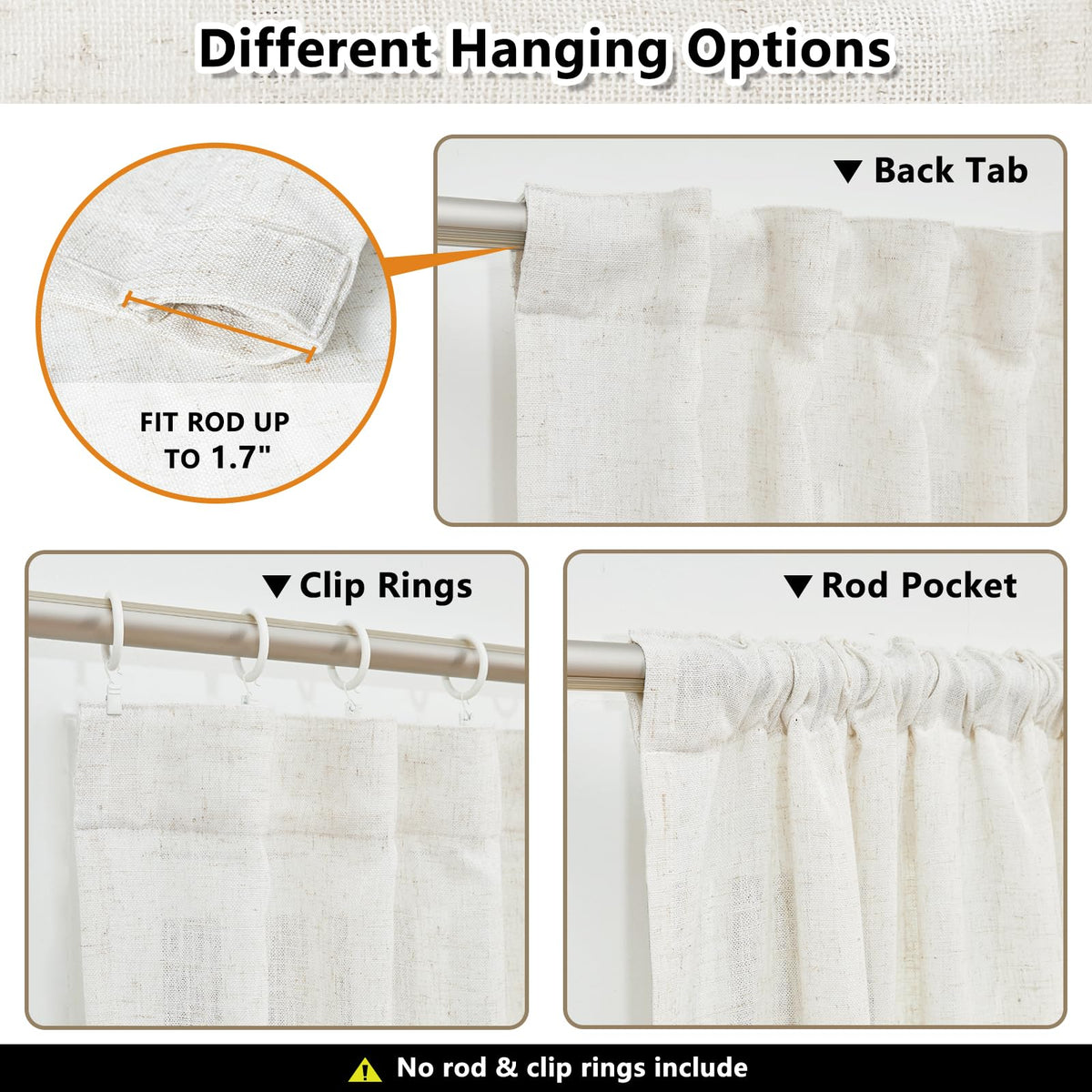 MYSKY HOME two-panel set sized 50 by 95 inches