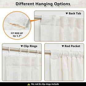MYSKY HOME two-panel set sized 50 by 95 inches