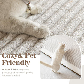 MYSKY HOME anti-slip bottom keeps the cover in place on cushions.
