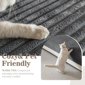 MYSKY HOME anti-slip back dots keep the cover securely in place.