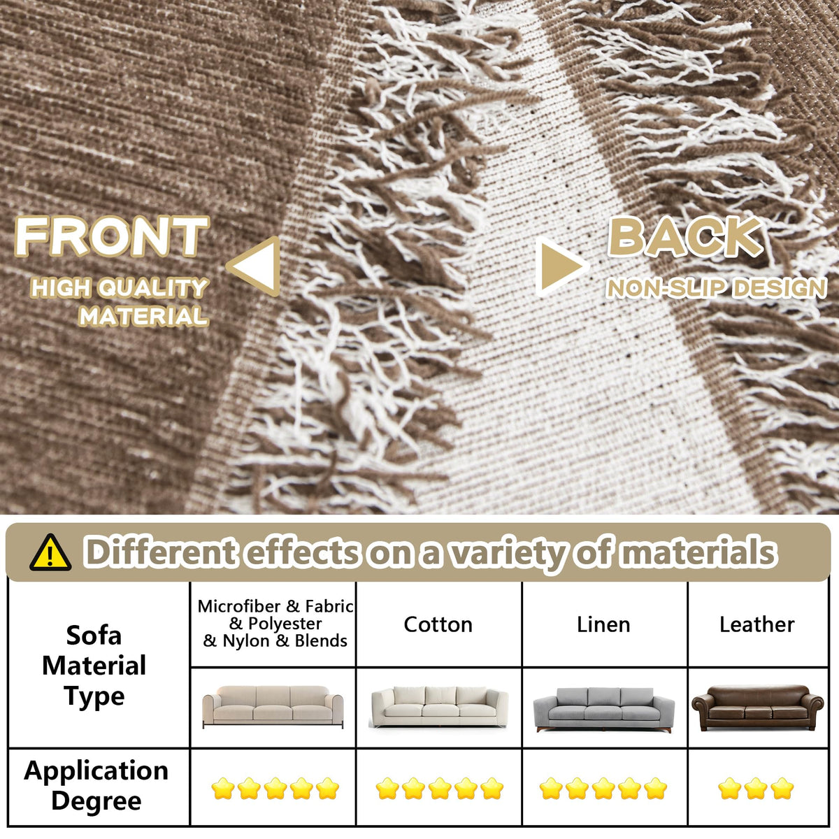 MYSKY HOME care instructions visual highlights cold wash and gentle cycle.