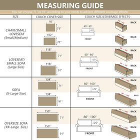 MYSKY HOME non-slip strap design helps prevent sliding