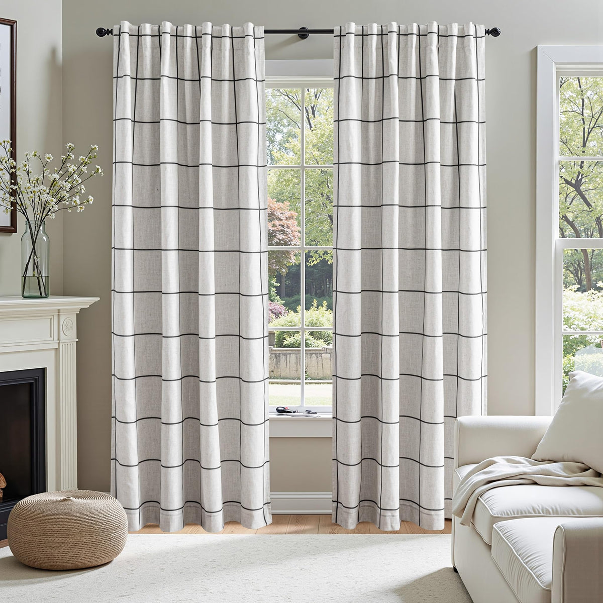 MYSKY HOME 2-panel set perfect for living rooms, bedrooms, and dens.