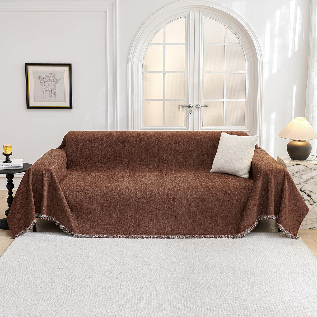 MYSKY HOME dog-friendly protection helps keep furniture cleaner.