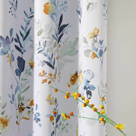 MYSKY HOME Floral Curtains 84inch living room panels with rich pattern for privacy.