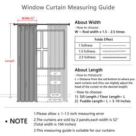 MYSKY HOME rod pocket detail for easy hanging.