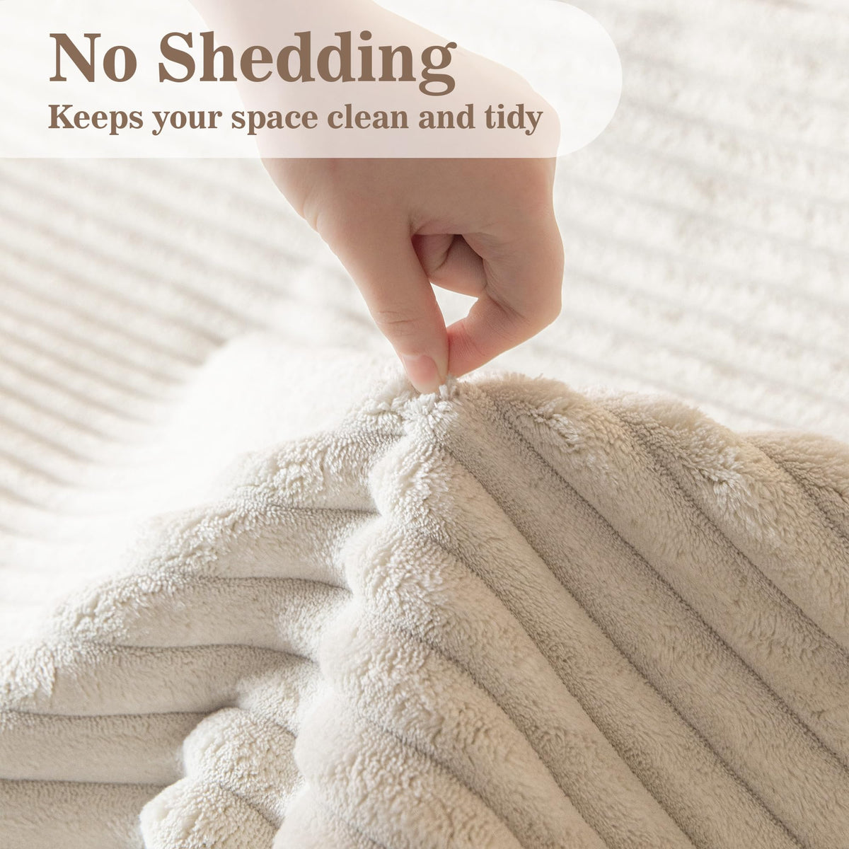 MYSKY HOME striped top layer blends style with protection.