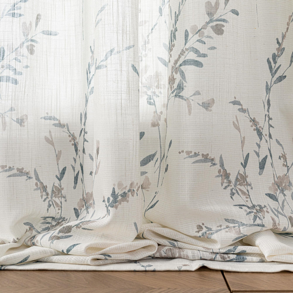 MYSKY HOME light filtering curtains provide privacy while letting daylight through.