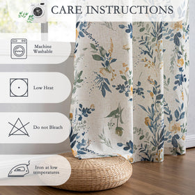 MYSKY HOME machine-washable curtains for easy care.