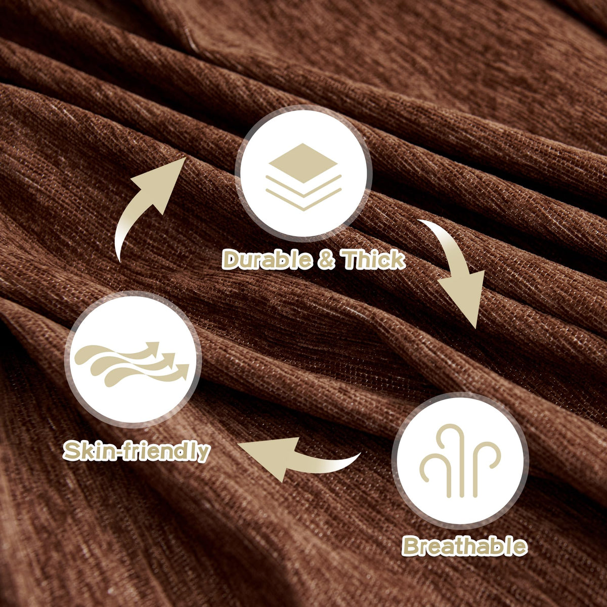 MYSKY HOME machine-washable slipcover for simple care.