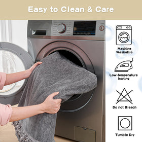 MYSKY HOME machine-washable sofa cover simplifies cleaning and maintenance.