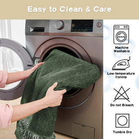 MYSKY HOME cover positioned to stay in place on the couch