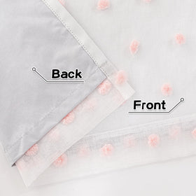 MYSKY HOME pink blackout curtains room decor idea showing stylish ambiance for kids’ spaces.