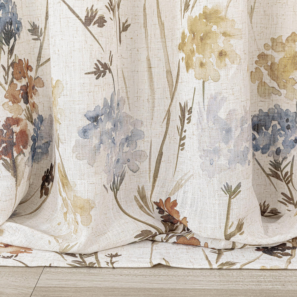 MYSKY HOME linen-polyester blend offers premium look with easy care