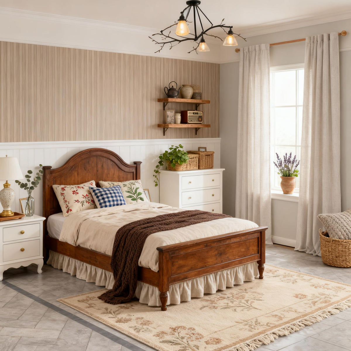 MYSKY HOME semi-sheer drapes provide light filtering and privacy