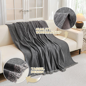 MYSKY HOME tassels add decorative detail while protecting furniture.