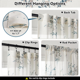 MYSKY HOME two-panel set demonstrates balanced width for flexible window coverage.
