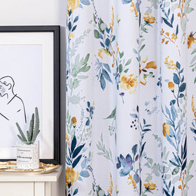 MYSKY HOME yellow and blue colorway adds bright mood to any room