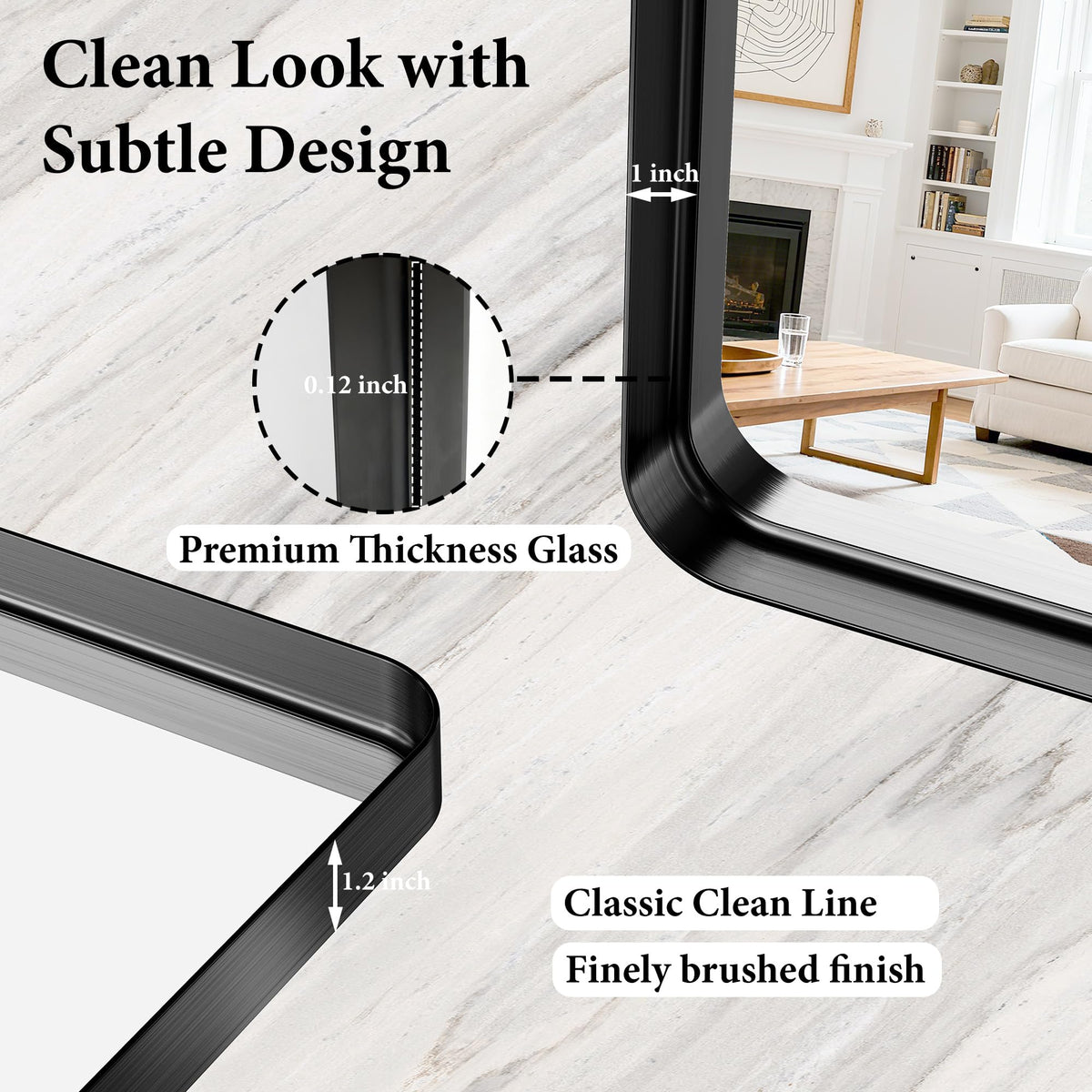 MYSUNORIA anti-rust frame durability suitable for humid bathrooms.