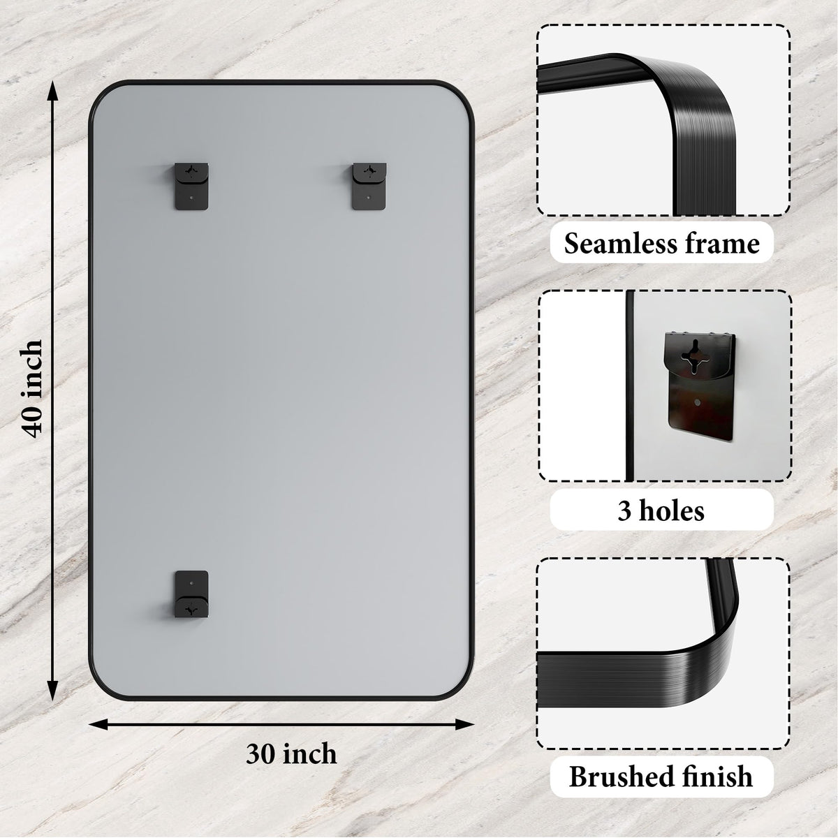 MYSUNORIA HD tempered glass delivers clear, distortion-free reflections