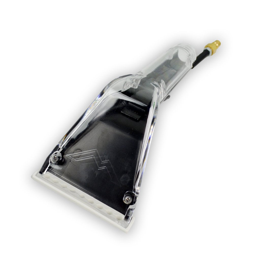 Mytee 8400P Air Lite top head with clear view for precise cleaning.